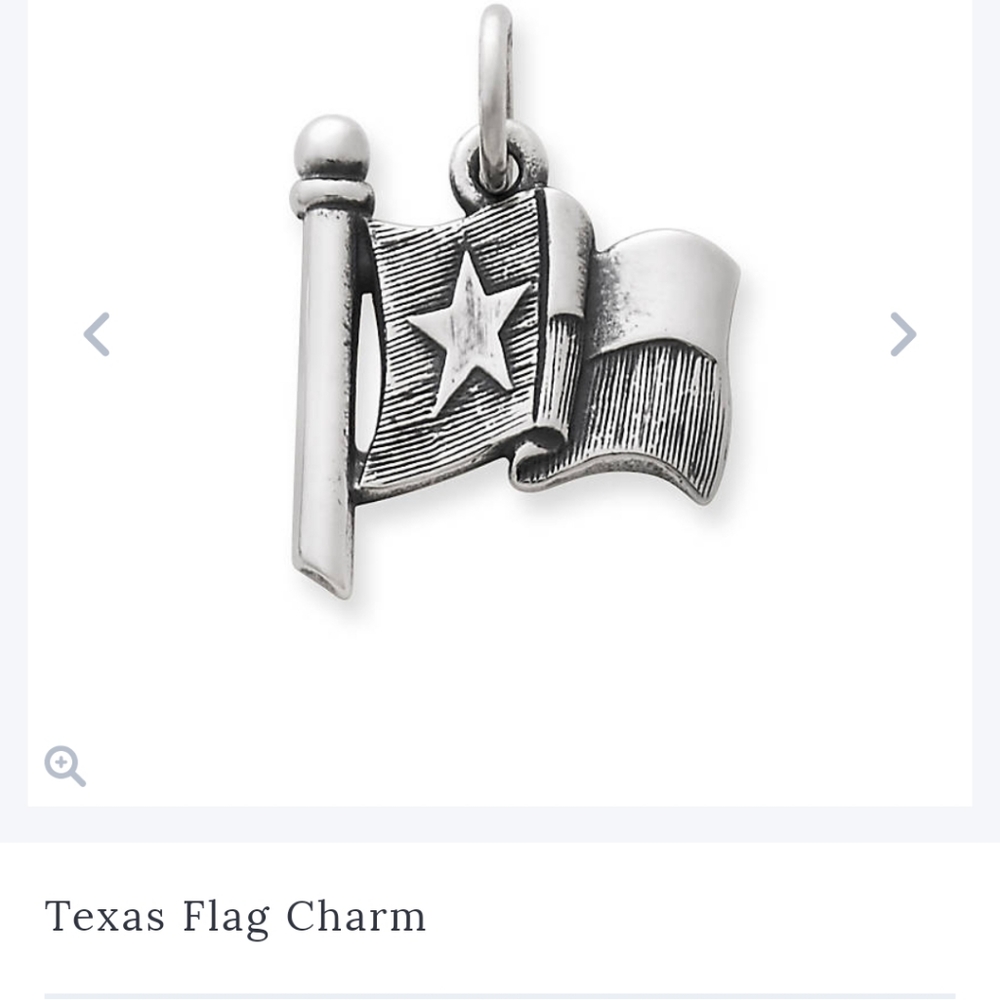 Texas flag charm